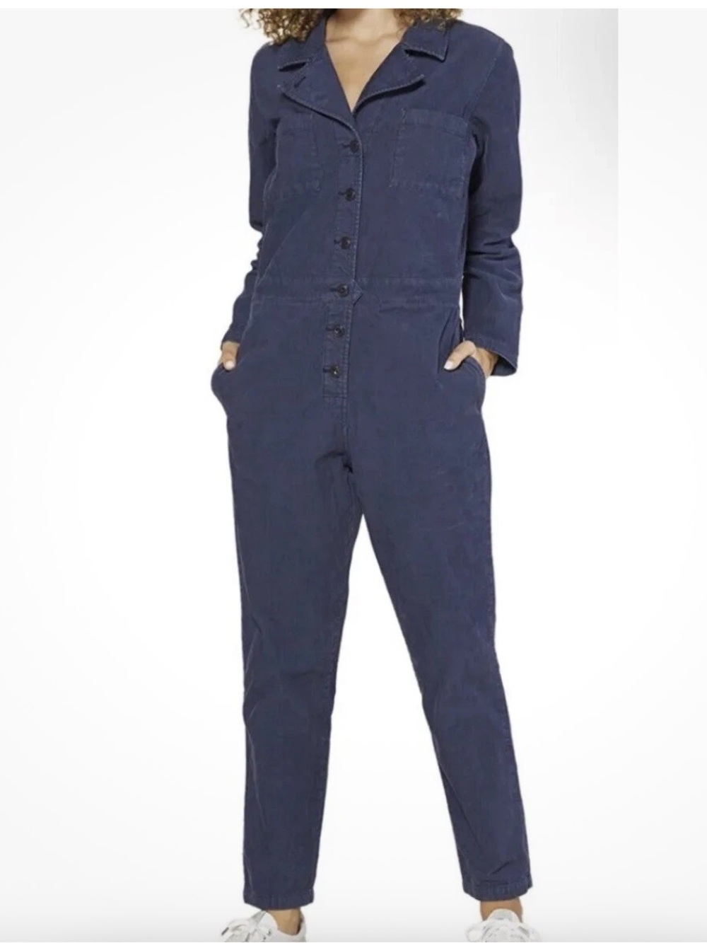 NWT Outerknown S.E.A. Jumpsuit Size M Dark Navy Blue Coveralls